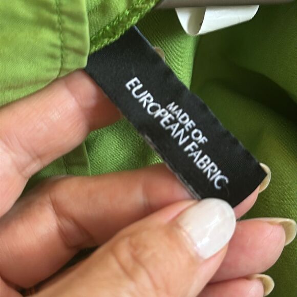 Ellen Tracy Green  3/4 Sleeve Button Down Cotton/Nylon/Spandex Shirt - Picture 12 of 12